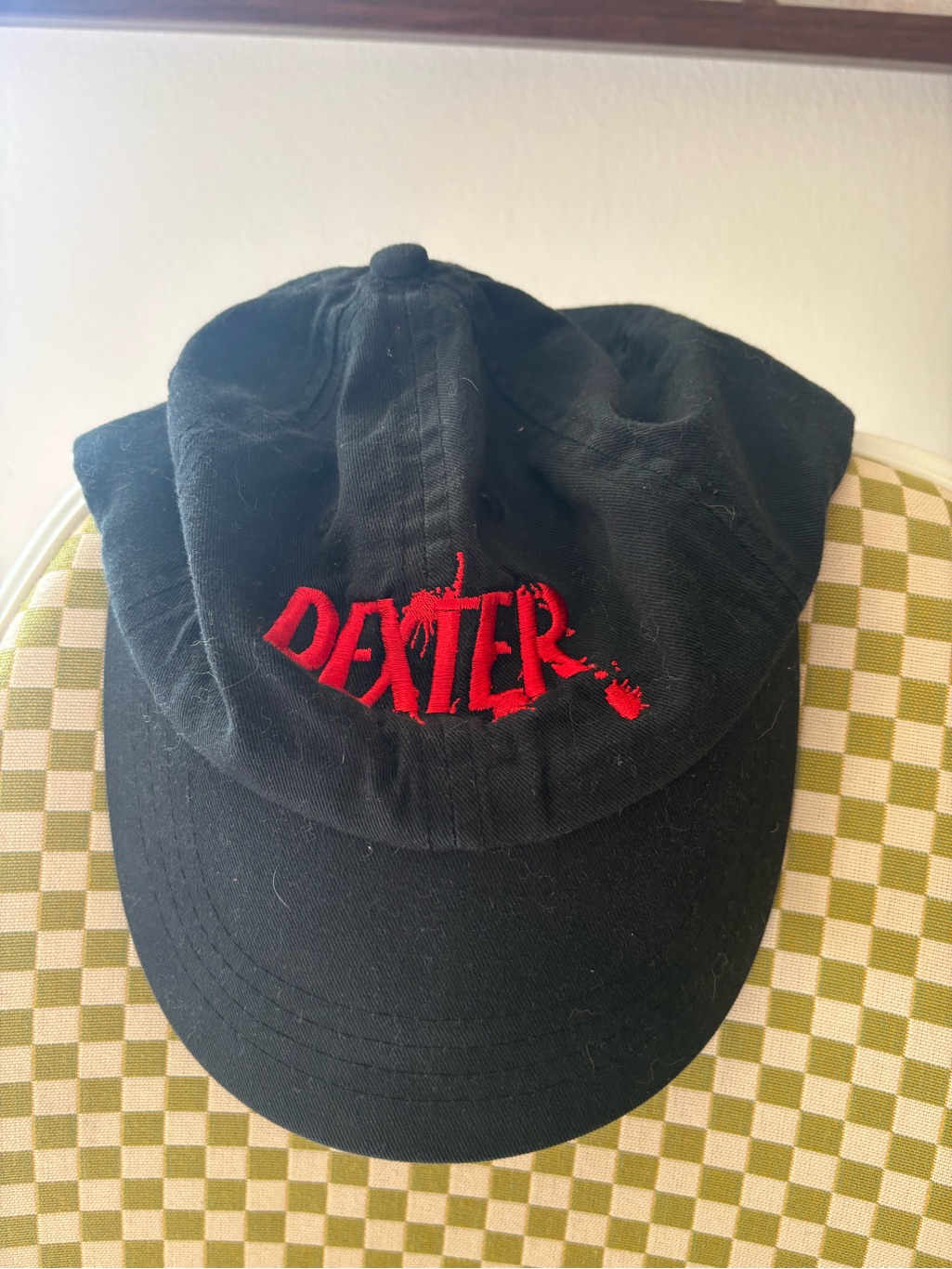 Dexter Showtime Rare Vintage Black  Red Baseball Cap